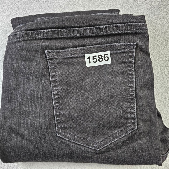 Gap 1969 Maternity Resolution True Skinny Jeans 32r Black Light Wash Casual - Picture 14 of 14